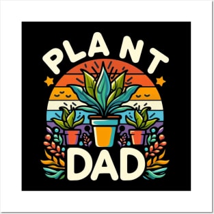 Plant Dad Sunrise - Plant Dad Appreciation Posters and Art